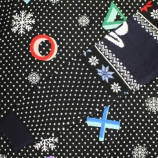 PlayStation Symbols Weihnachts - Pullover [schwarz]