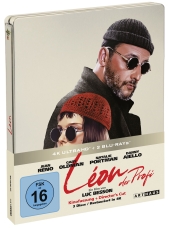 Léon - Der Profi [Definitive Edition / Limited Steelbook] (4K-UHD + 2 Blu-rays) {Blu-ray}