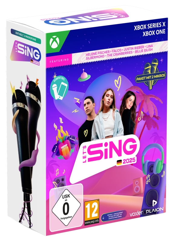 Lets Sing 2025 German Version [+ 2 Mikros] {XBox Series X / XBox ONE}