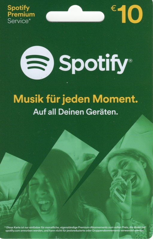 Spotify Guthaben (10 Euro) [Code]